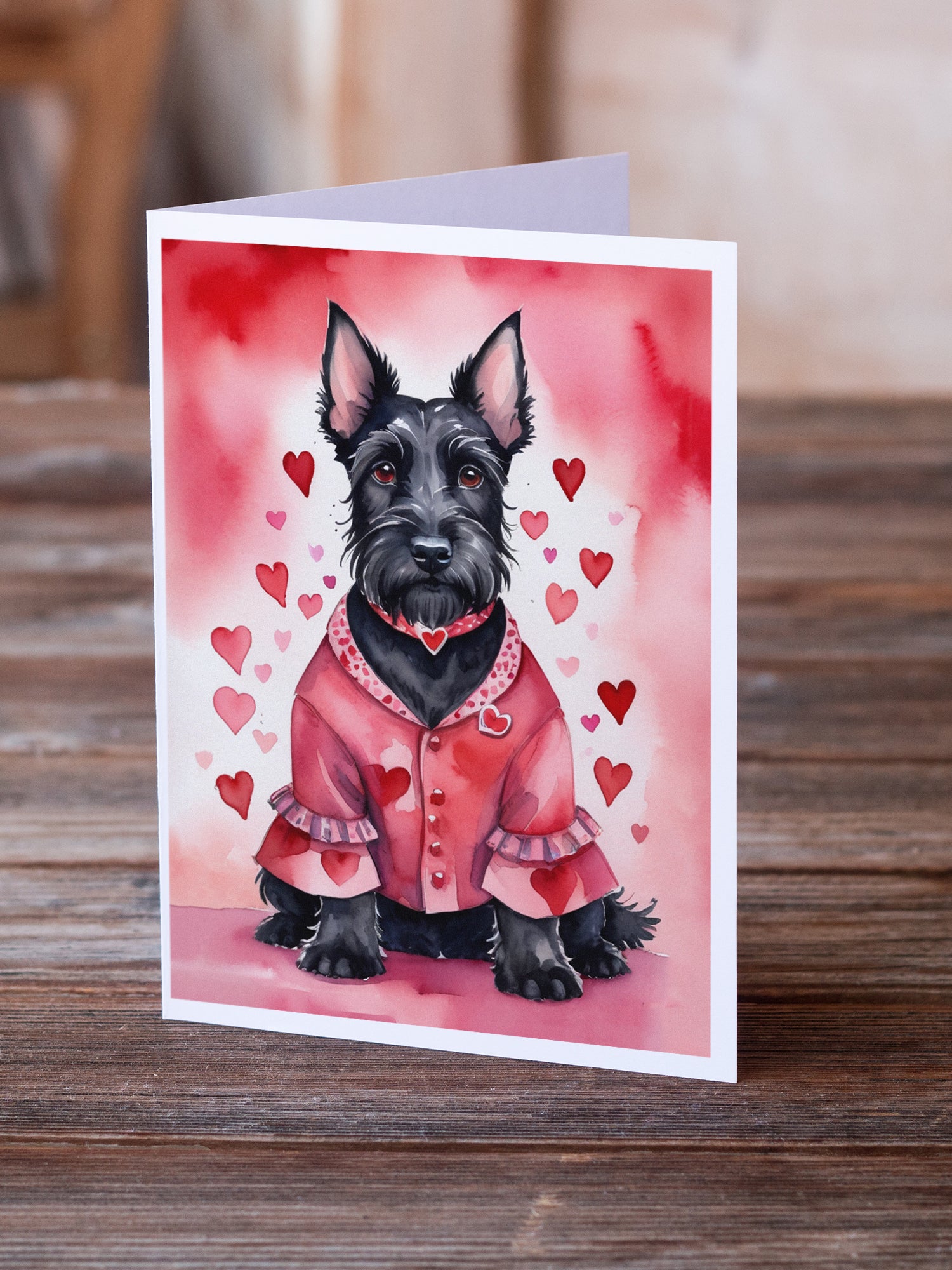 Buy this Scottish Terrier My Valentine Greeting Cards Pack of 8
