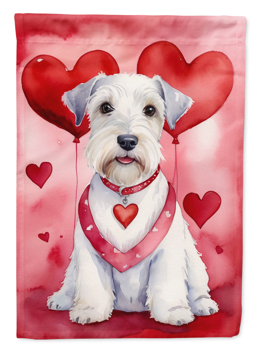 Buy this Sealyham Terrier My Valentine House Flag