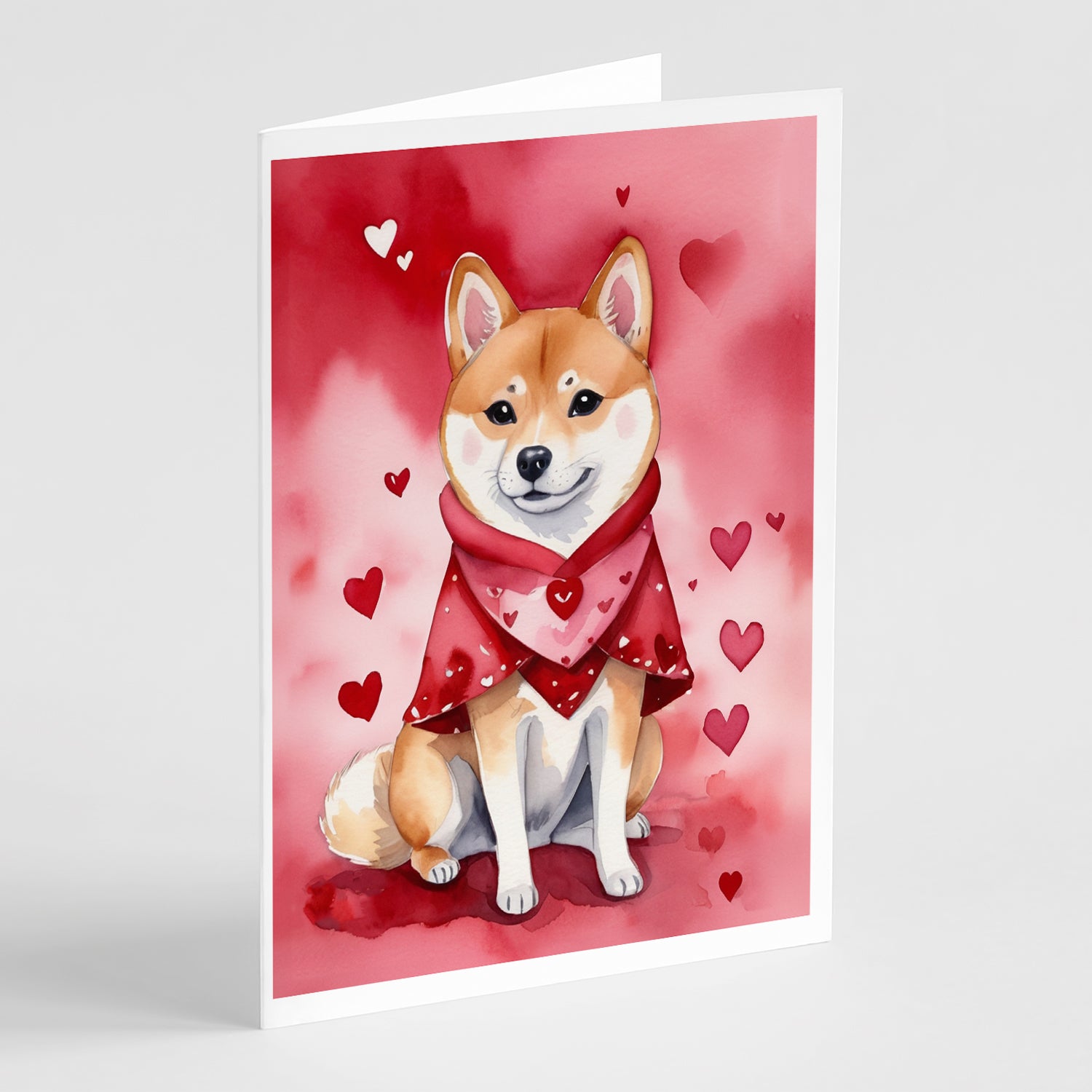 Buy this Shiba Inu My Valentine Greeting Cards Pack of 8