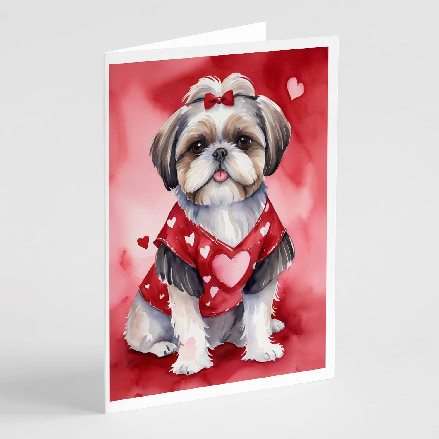 Buy this Shih Tzu My Valentine Greeting Cards Pack of 8