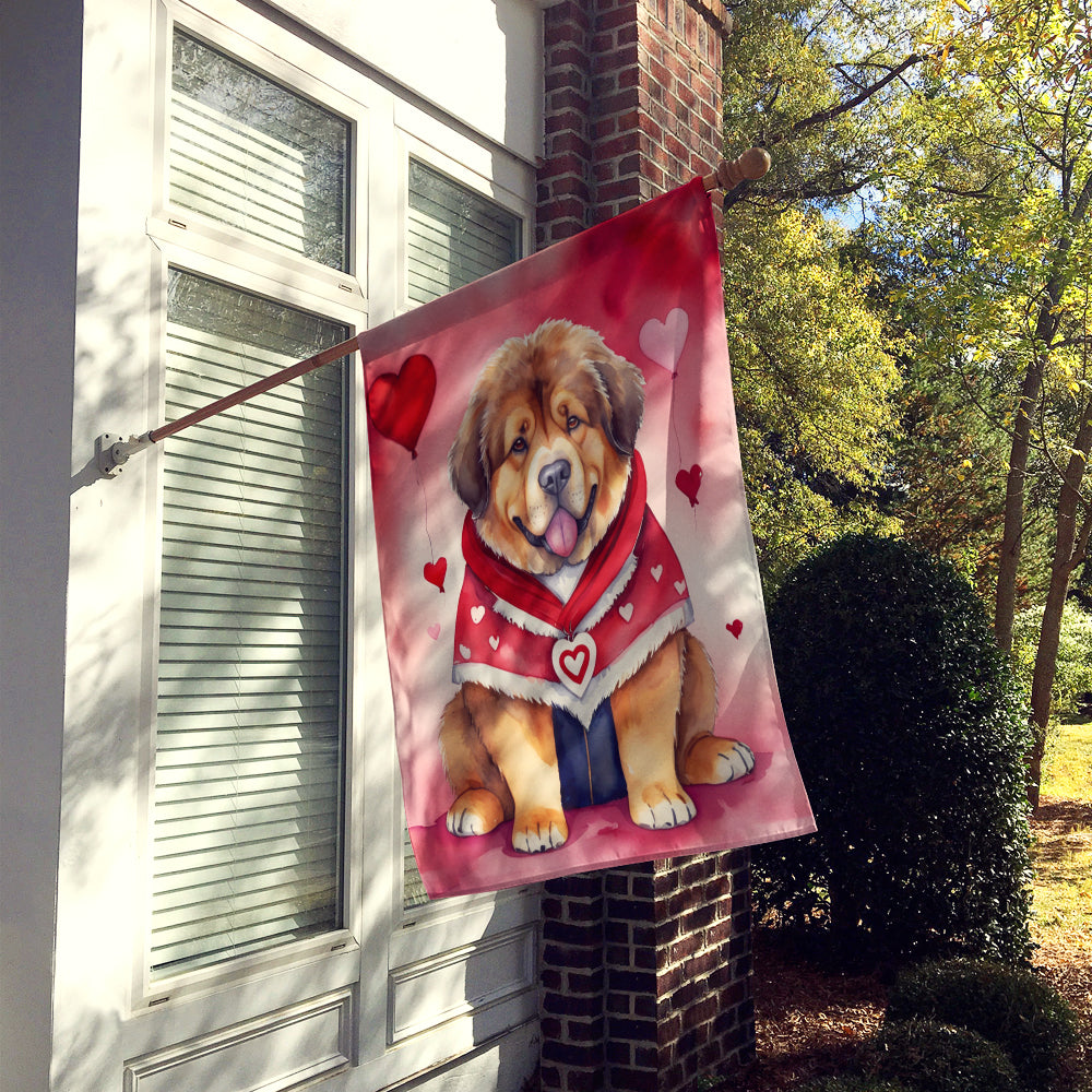 Buy this Tibetan Mastiff My Valentine House Flag