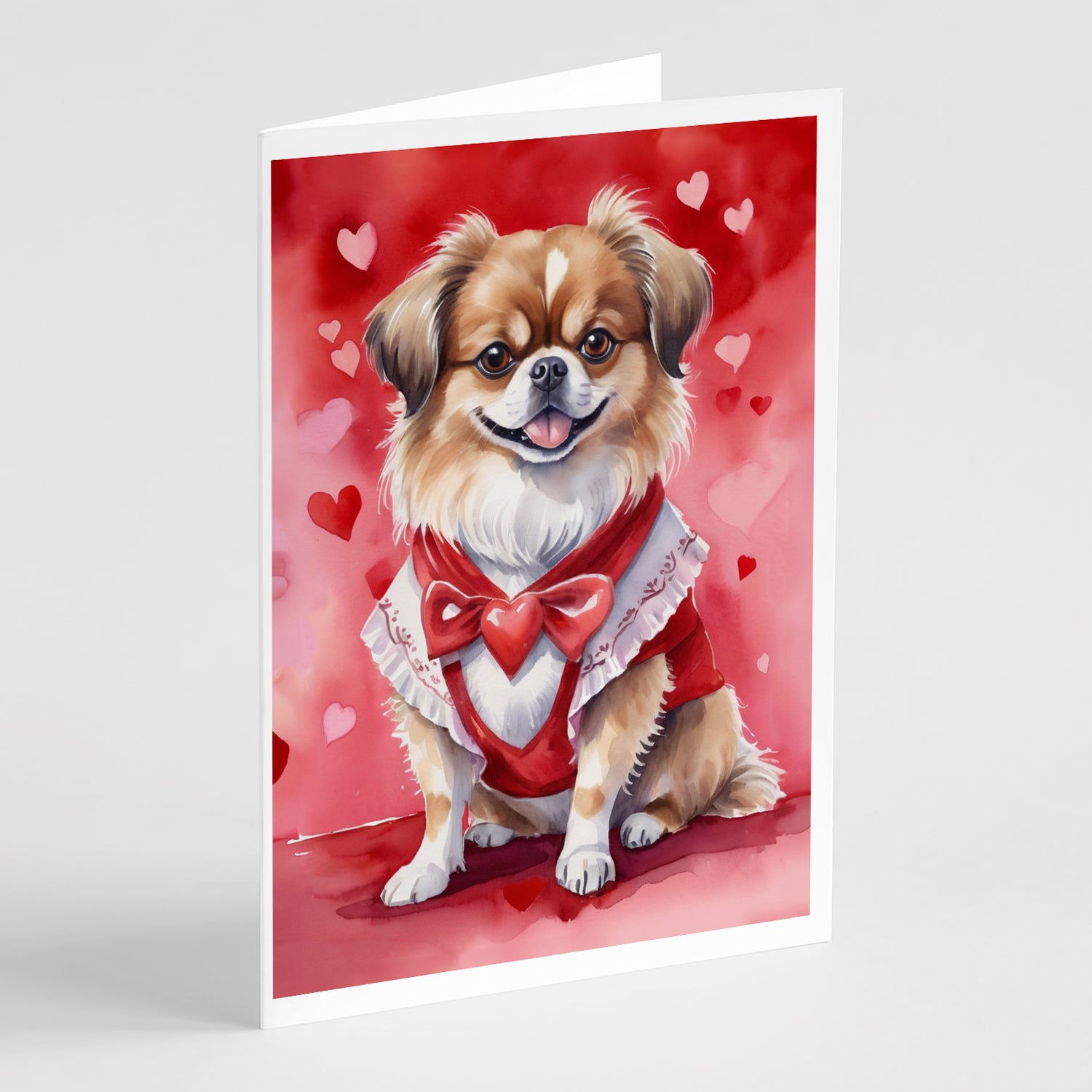 Buy this Tibetan Spaniel My Valentine Greeting Cards Pack of 8