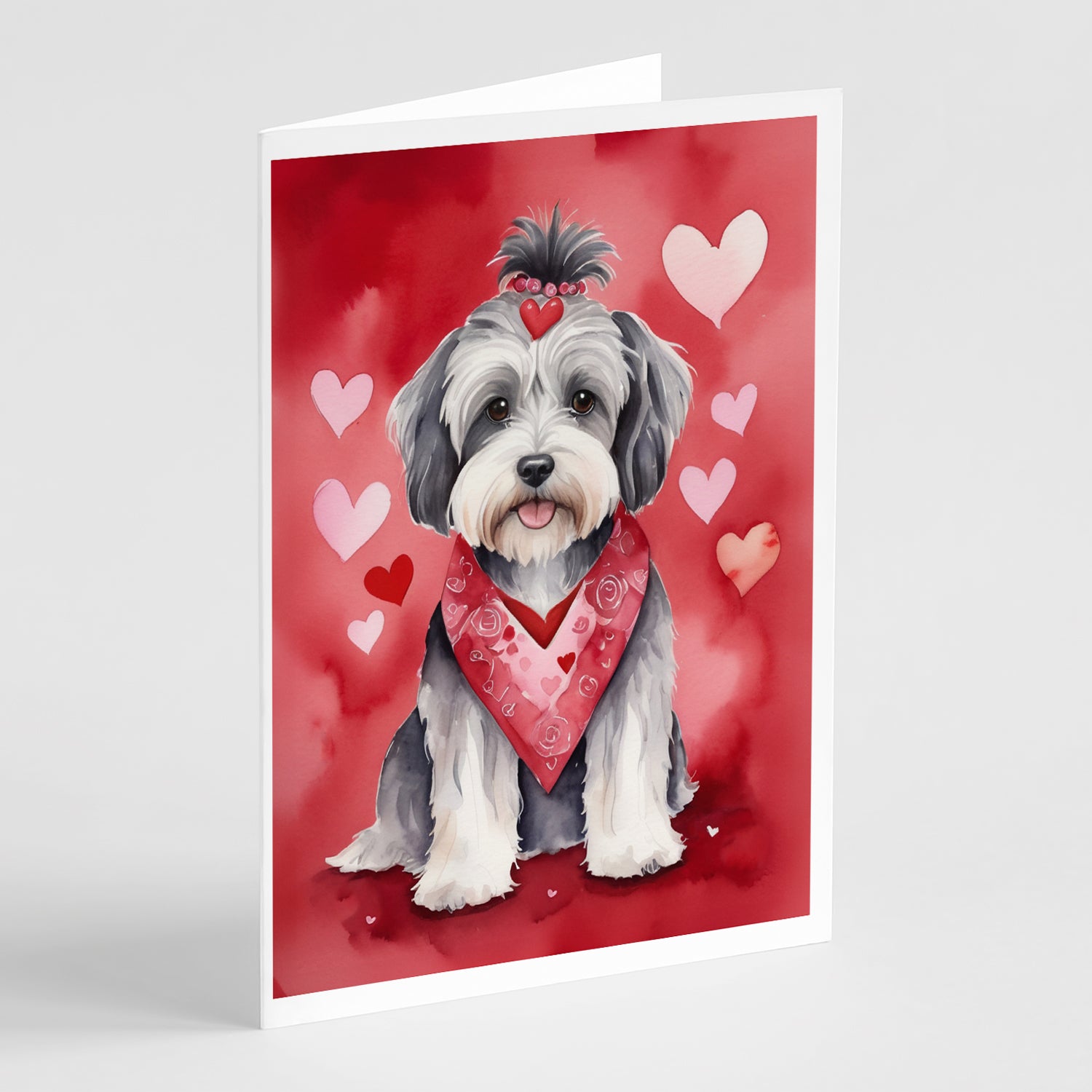 Buy this Tibetan Terrier My Valentine Greeting Cards Pack of 8