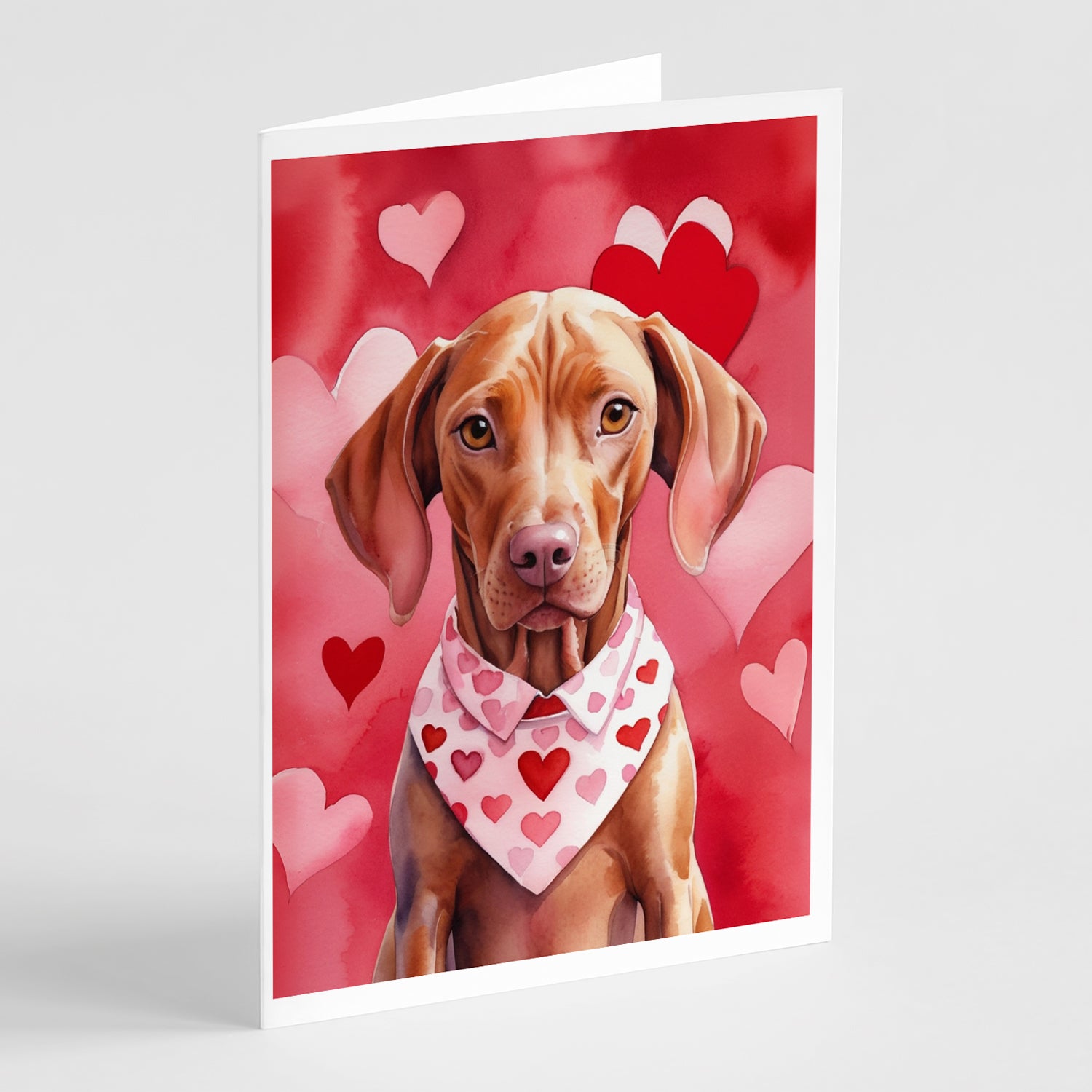 Buy this Vizsla My Valentine Greeting Cards Pack of 8