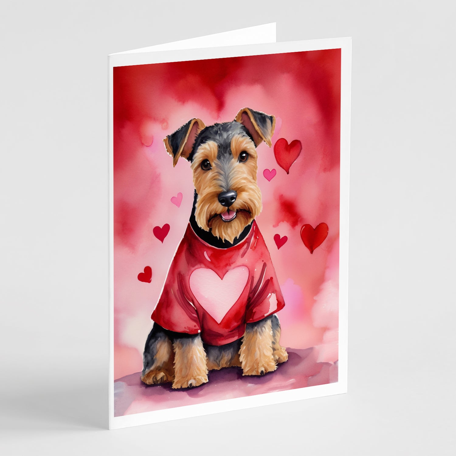 Buy this Welsh Terrier My Valentine Greeting Cards Pack of 8