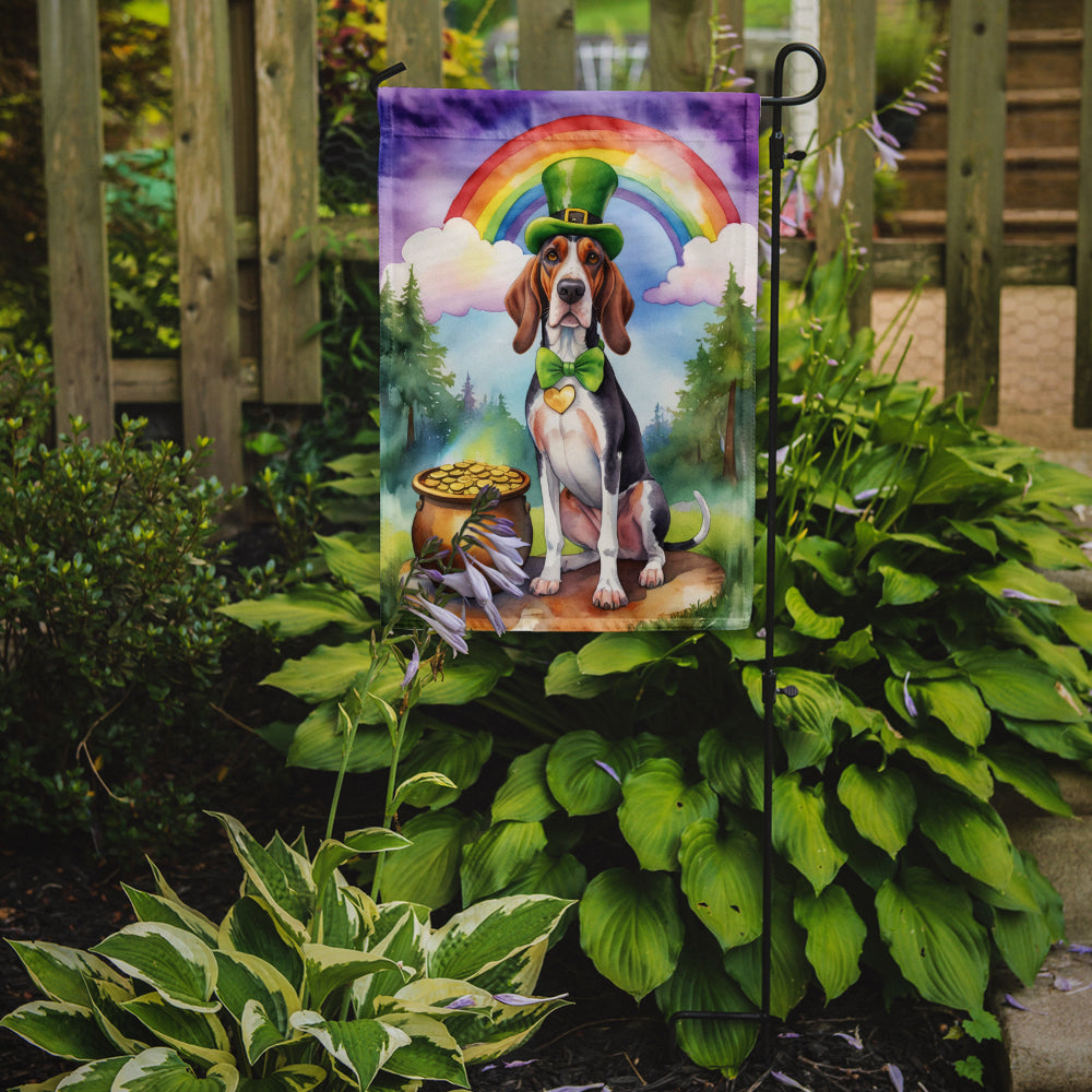 Buy this American English Coonhound St Patrick's Day Garden Flag