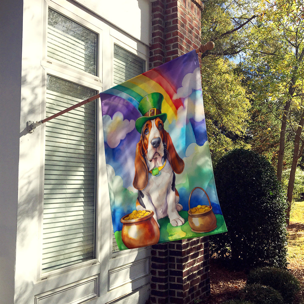 Buy this Basset Hound St Patrick's Day House Flag