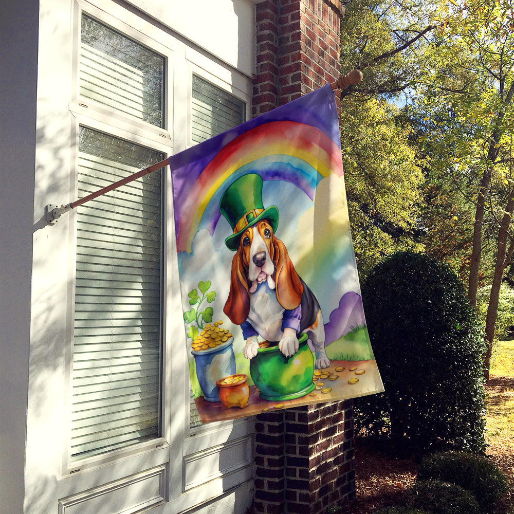 Buy this Basset Hound St Patrick's Day House Flag