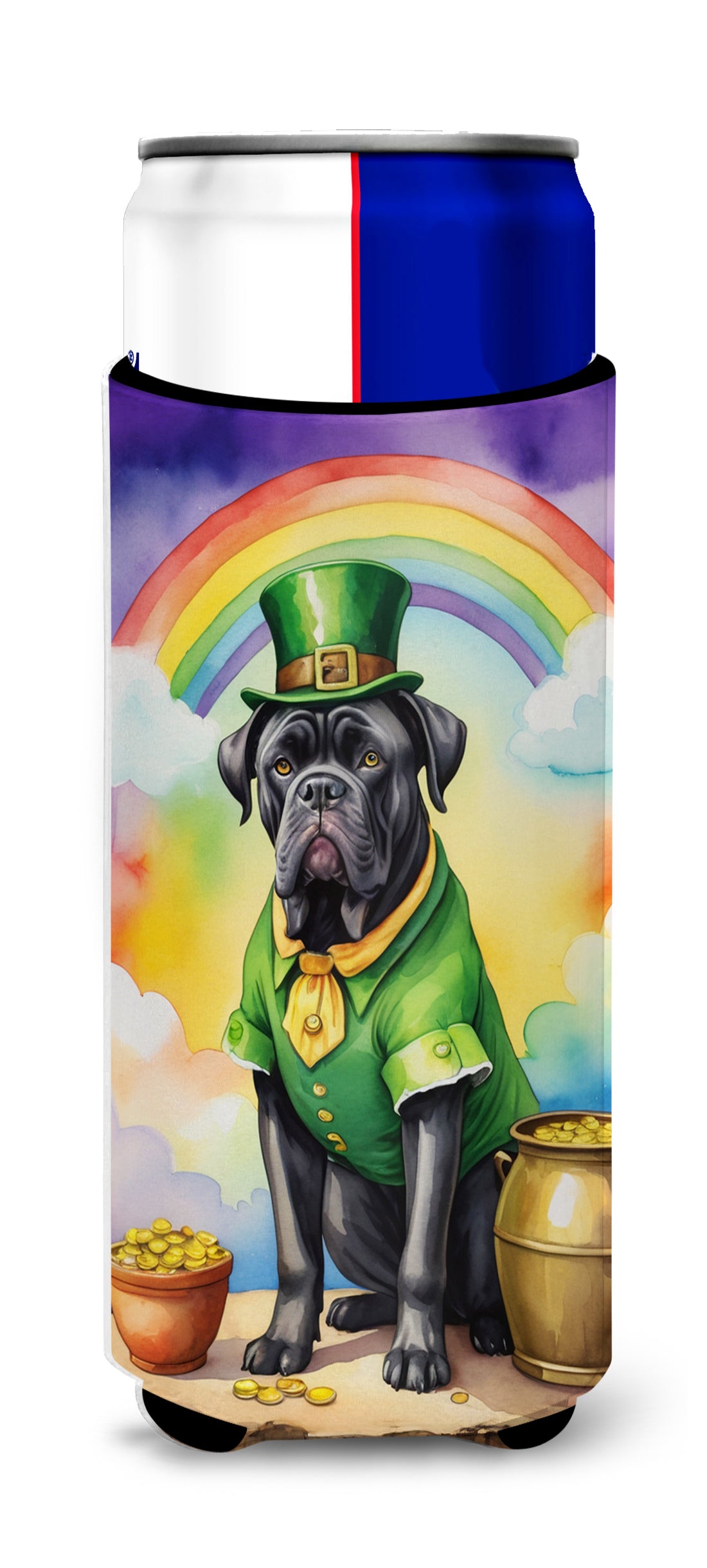 Buy this Cane Corso St Patrick's Day Hugger for Ultra Slim Cans