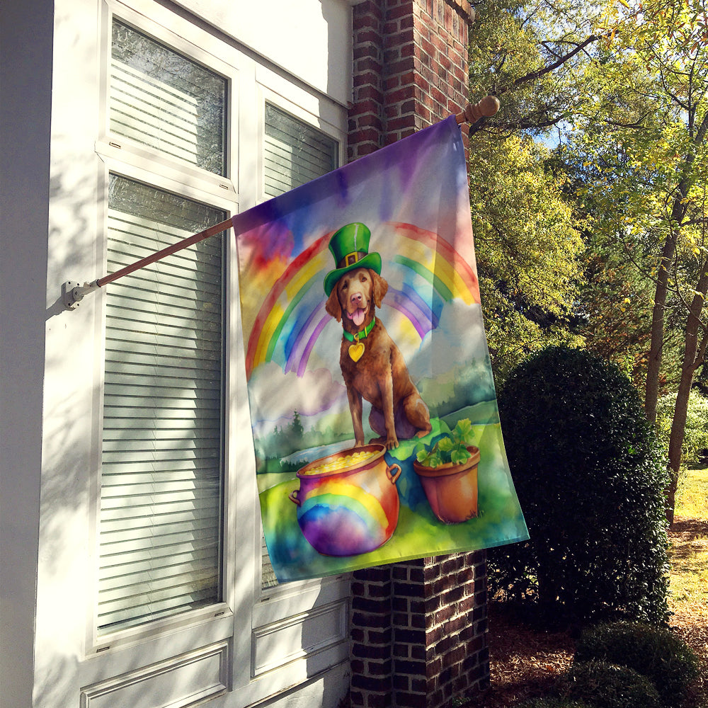Buy this Chesapeake Bay Retriever St Patrick's Day House Flag