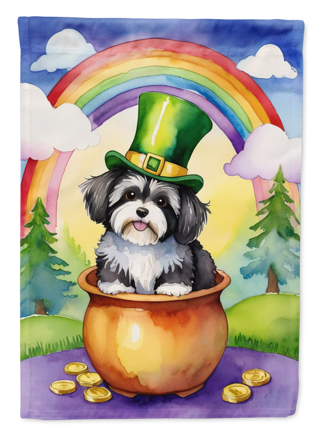 Buy this Havanese St Patrick's Day House Flag