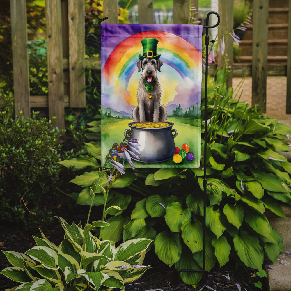 Buy this Irish Wolfhound St Patrick's Day Garden Flag