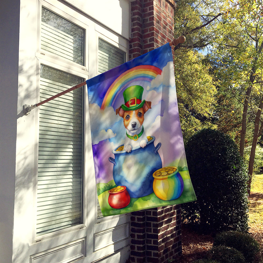 Buy this Jack Russell Terrier St Patrick's Day House Flag