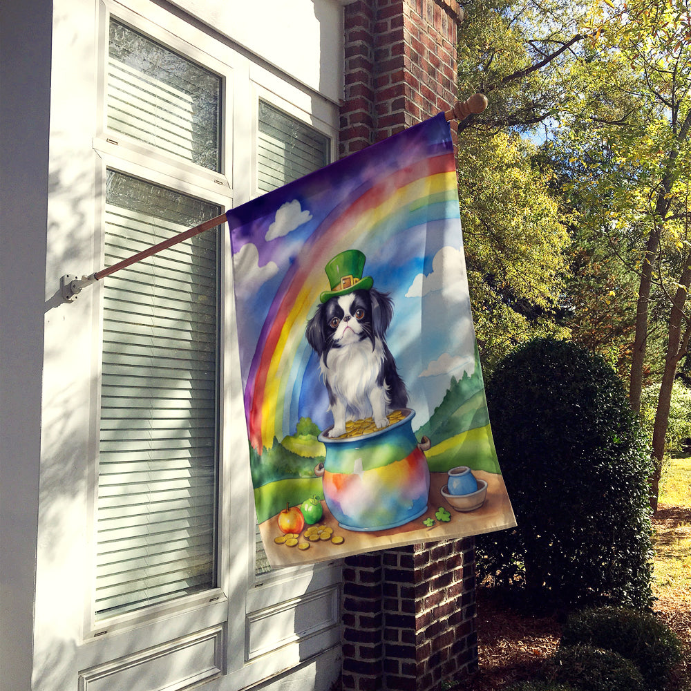Buy this Japanese Chin St Patrick's Day House Flag