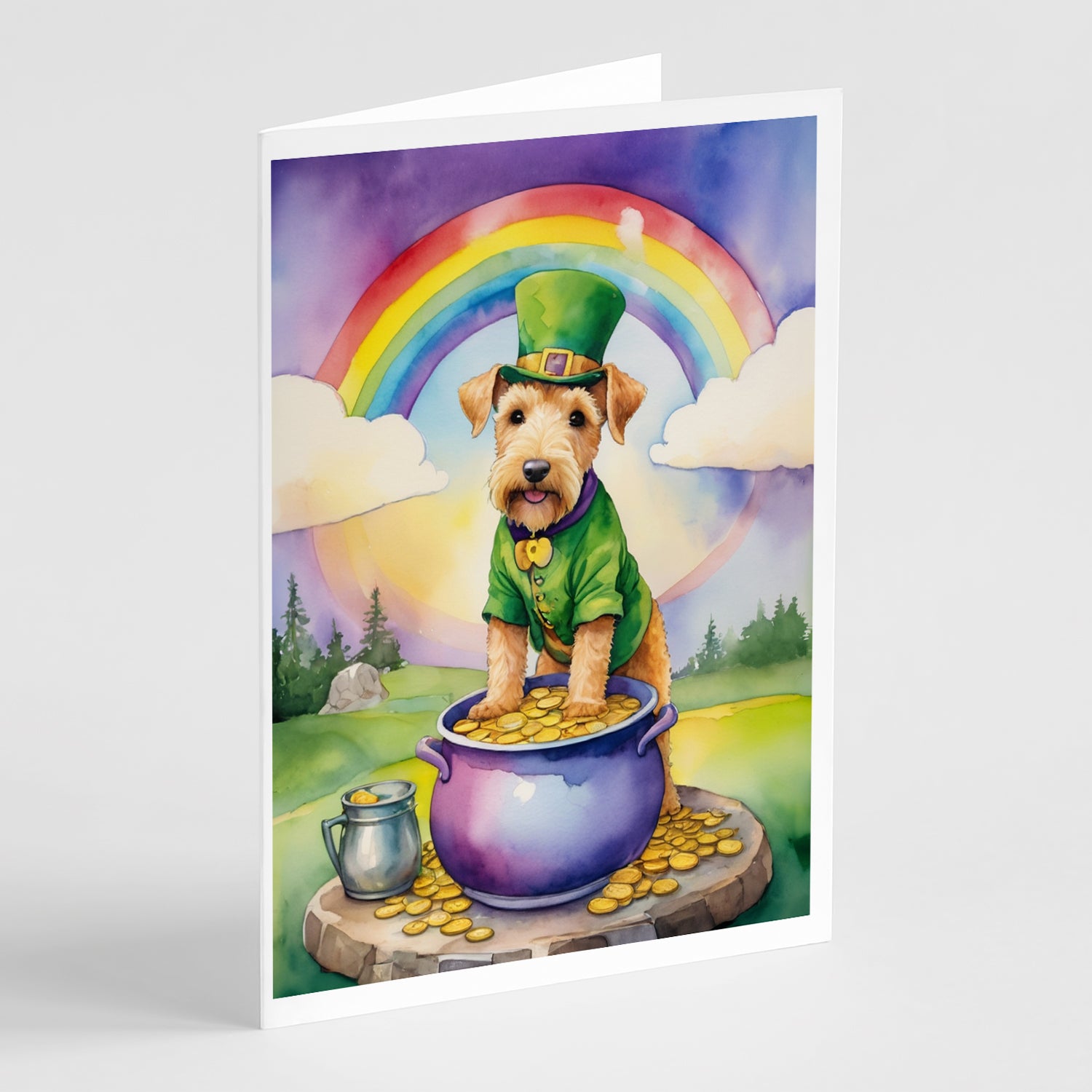 Buy this Lakeland Terrier St Patrick's Day Greeting Cards Pack of 8
