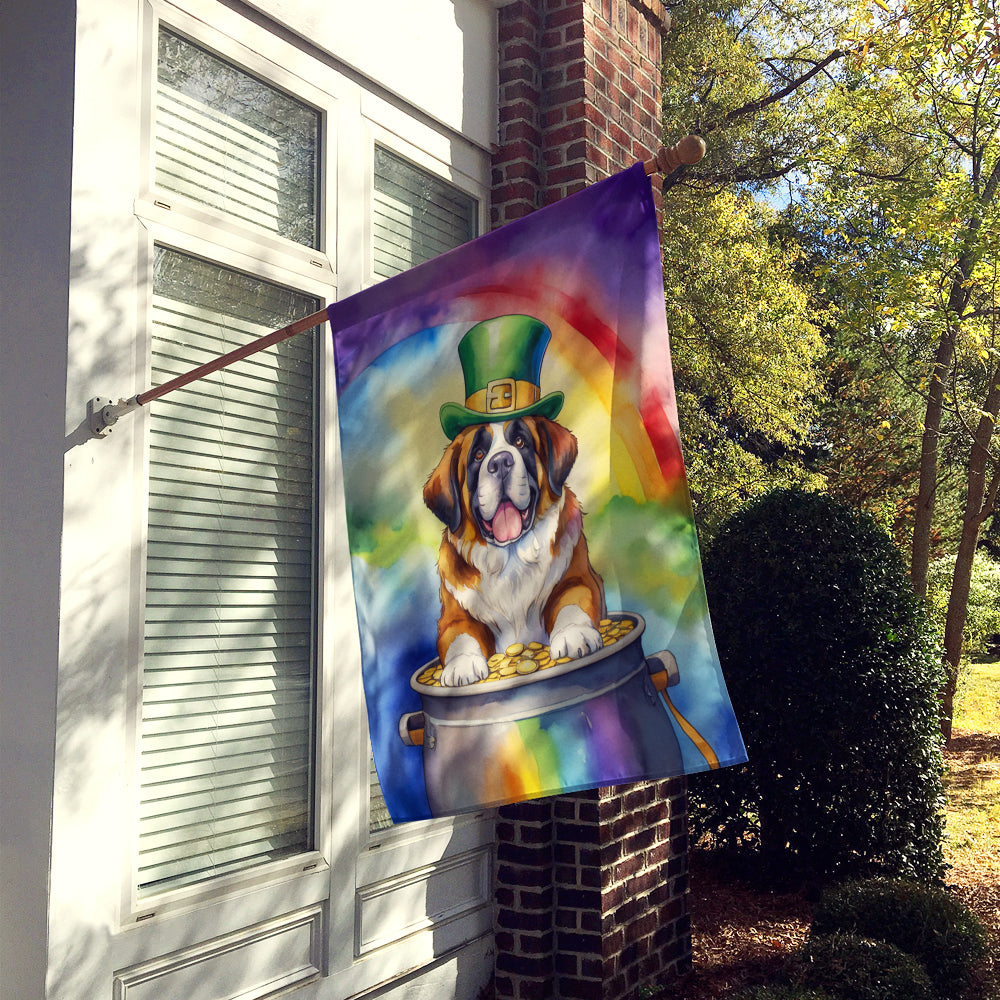 Buy this Saint Bernard St Patrick's Day House Flag