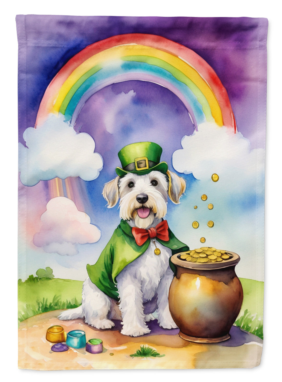 Buy this Sealyham Terrier St Patrick's Day House Flag