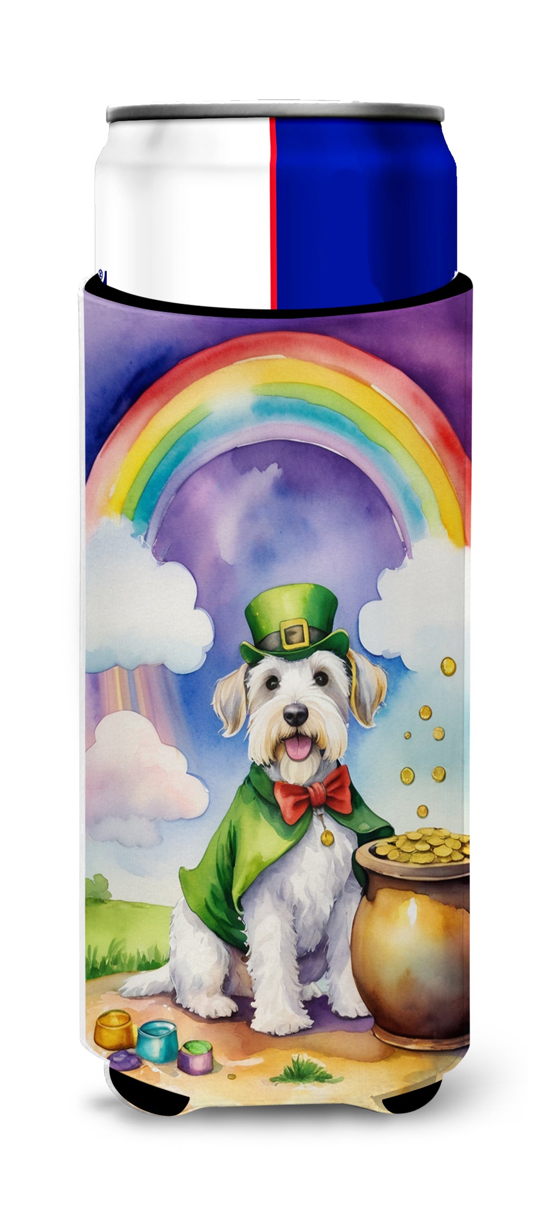 Buy this Sealyham Terrier St Patrick's Day Hugger for Ultra Slim Cans