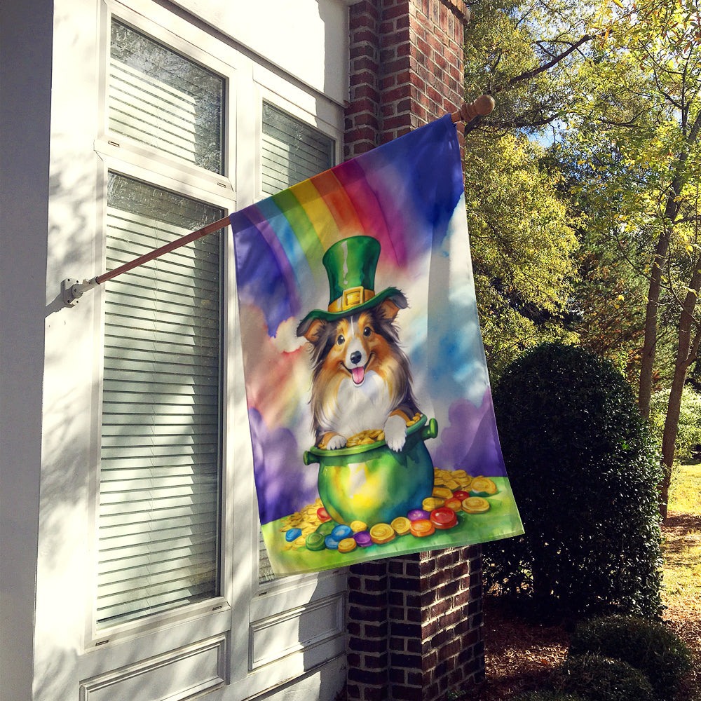Buy this Sheltie St Patrick's Day House Flag