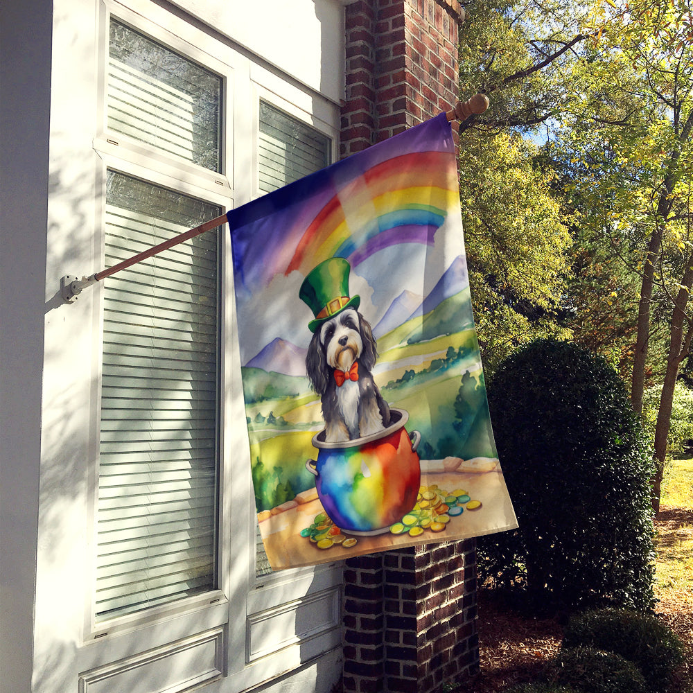 Buy this Tibetan Terrier St Patrick's Day House Flag