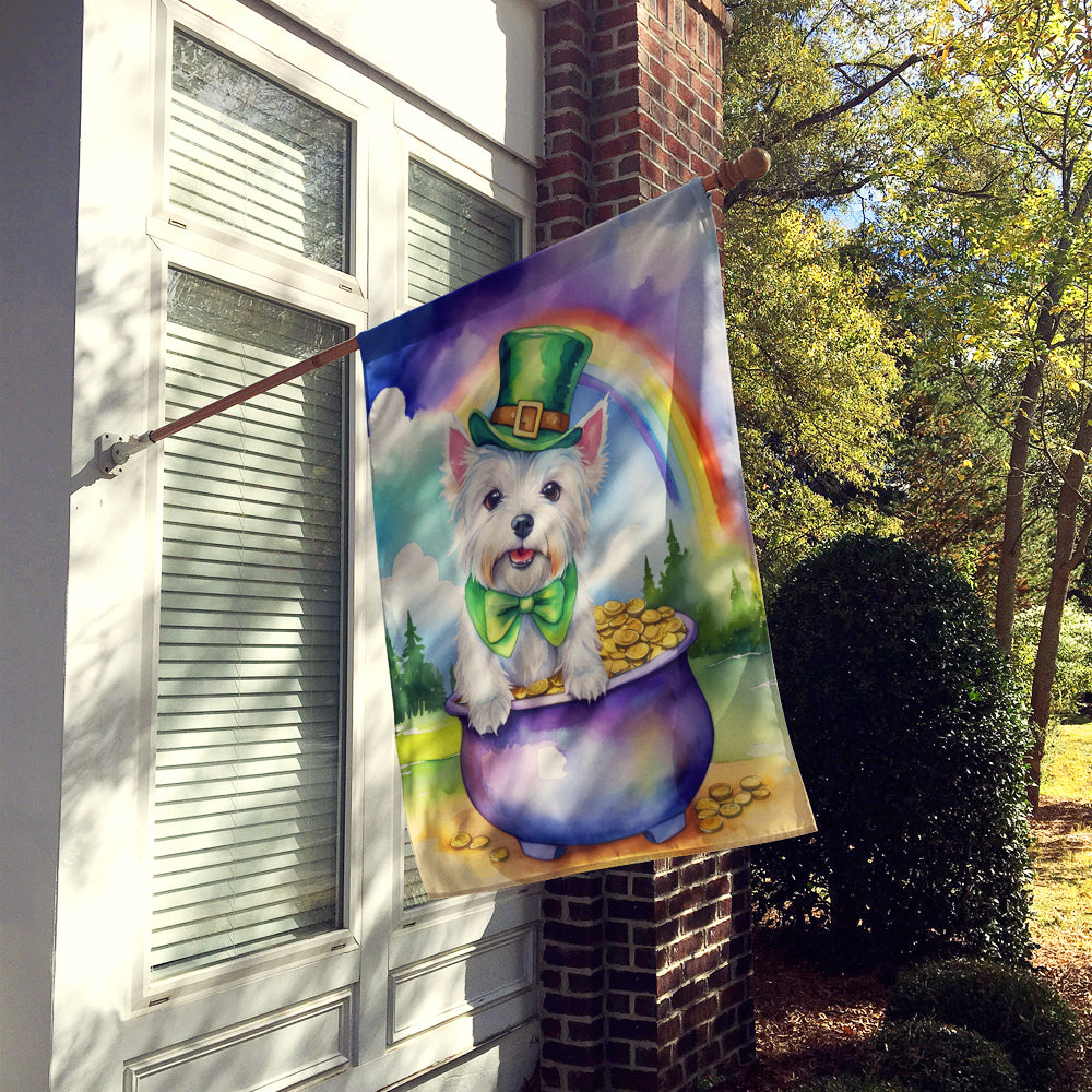 Buy this Westie St Patrick's Day House Flag