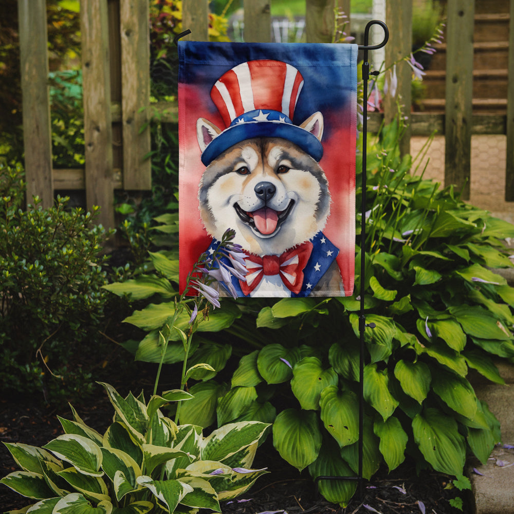 Buy this Akita Patriotic American Garden Flag