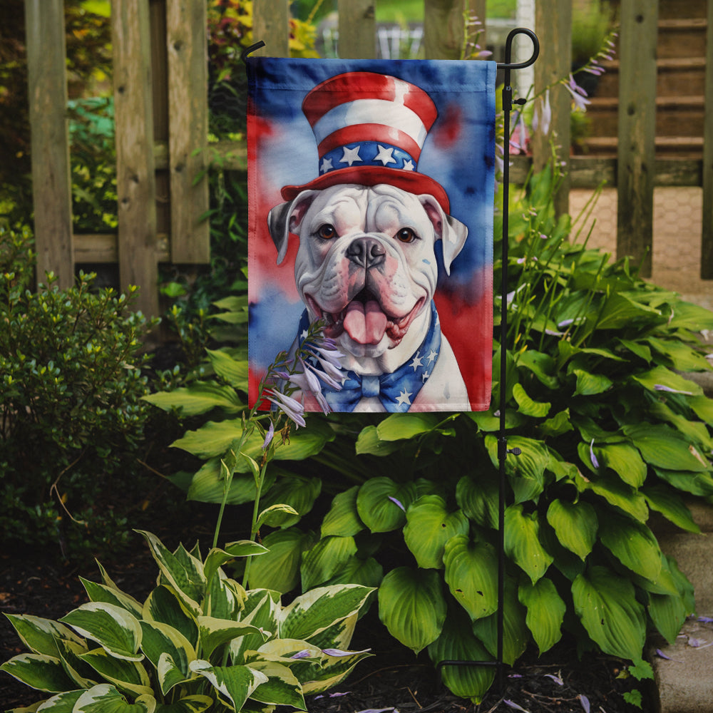 Buy this American Bulldog Patriotic American Garden Flag