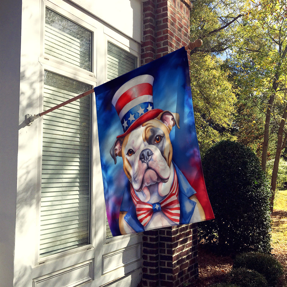 Buy this American Bulldog Patriotic American House Flag