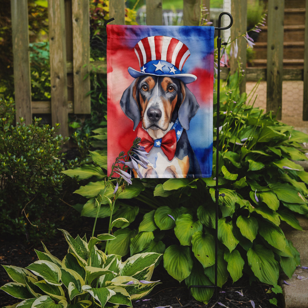 Buy this American English Coonhound Patriotic American Garden Flag
