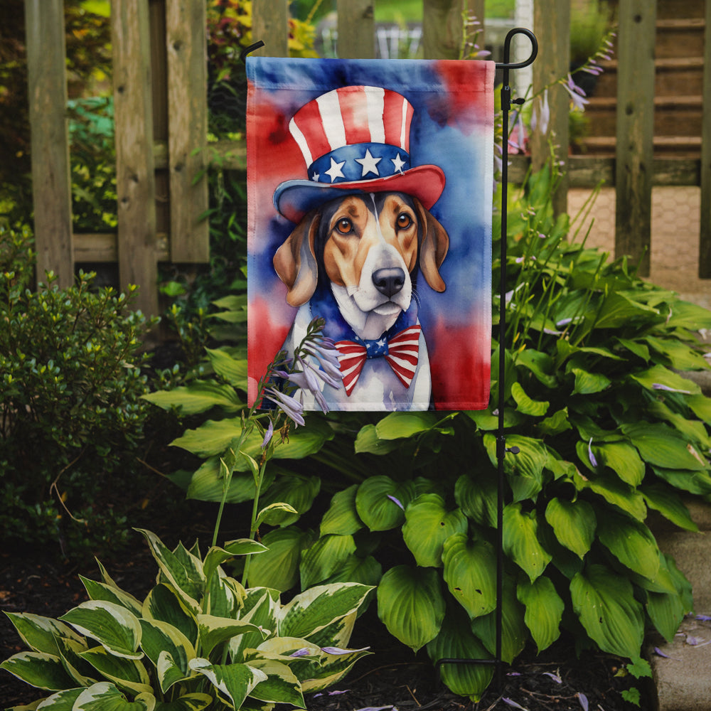 Buy this American Foxhound Patriotic American Garden Flag
