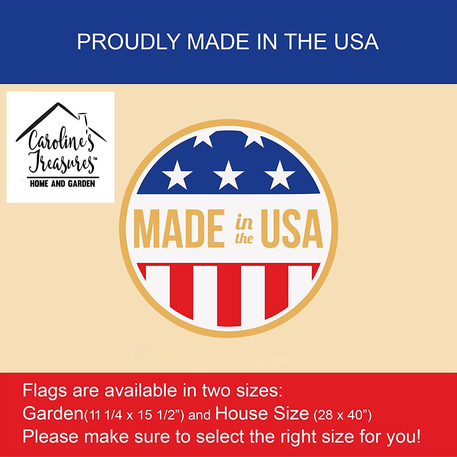 American Foxhound Patriotic American Garden Flag