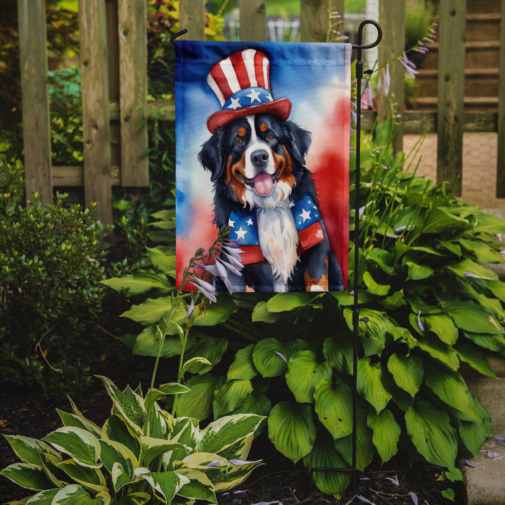 Buy this Bernese Mountain Dog Patriotic American Garden Flag