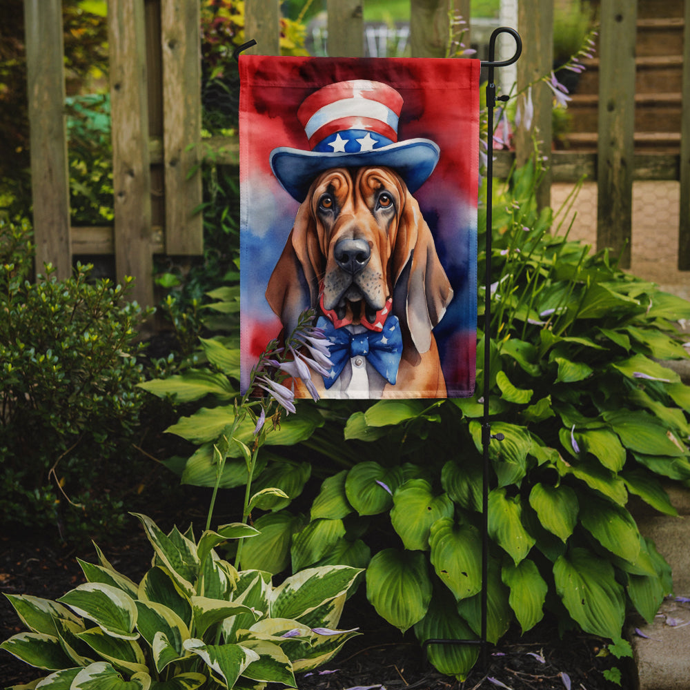 Buy this Bloodhound Patriotic American Garden Flag