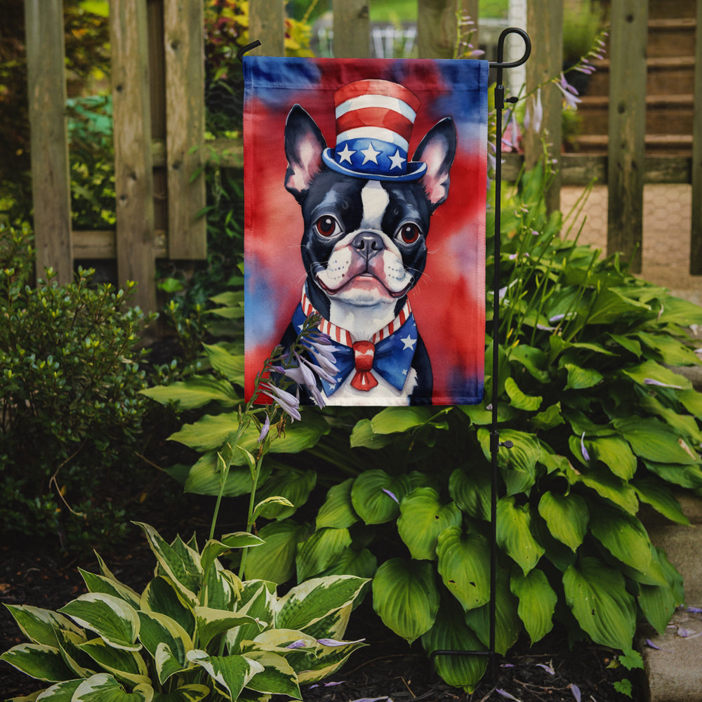Buy this Boston Terrier Patriotic American Garden Flag