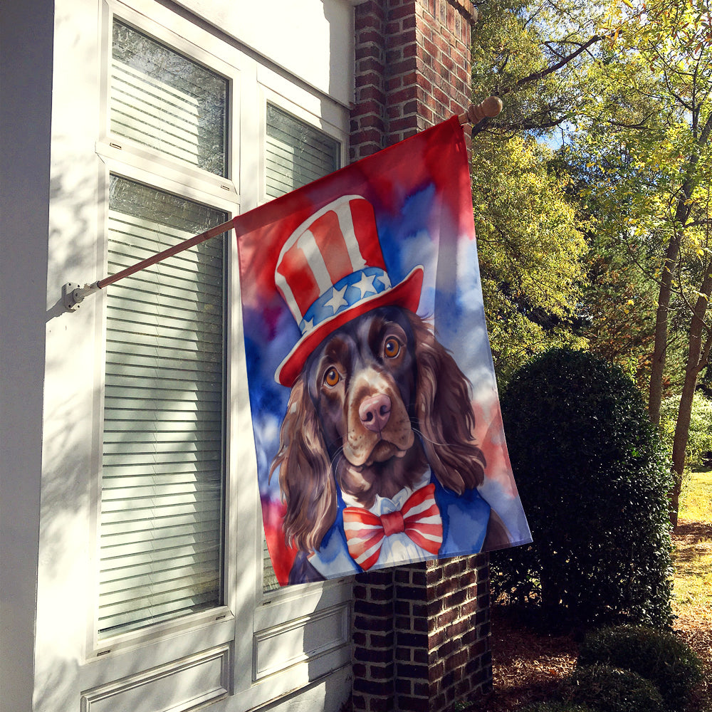 Buy this Boykin Spaniel Patriotic American House Flag