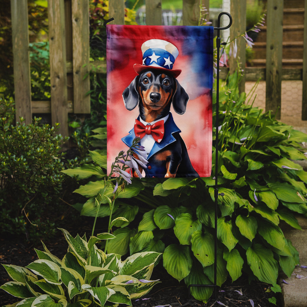 Buy this Dachshund Patriotic American Garden Flag