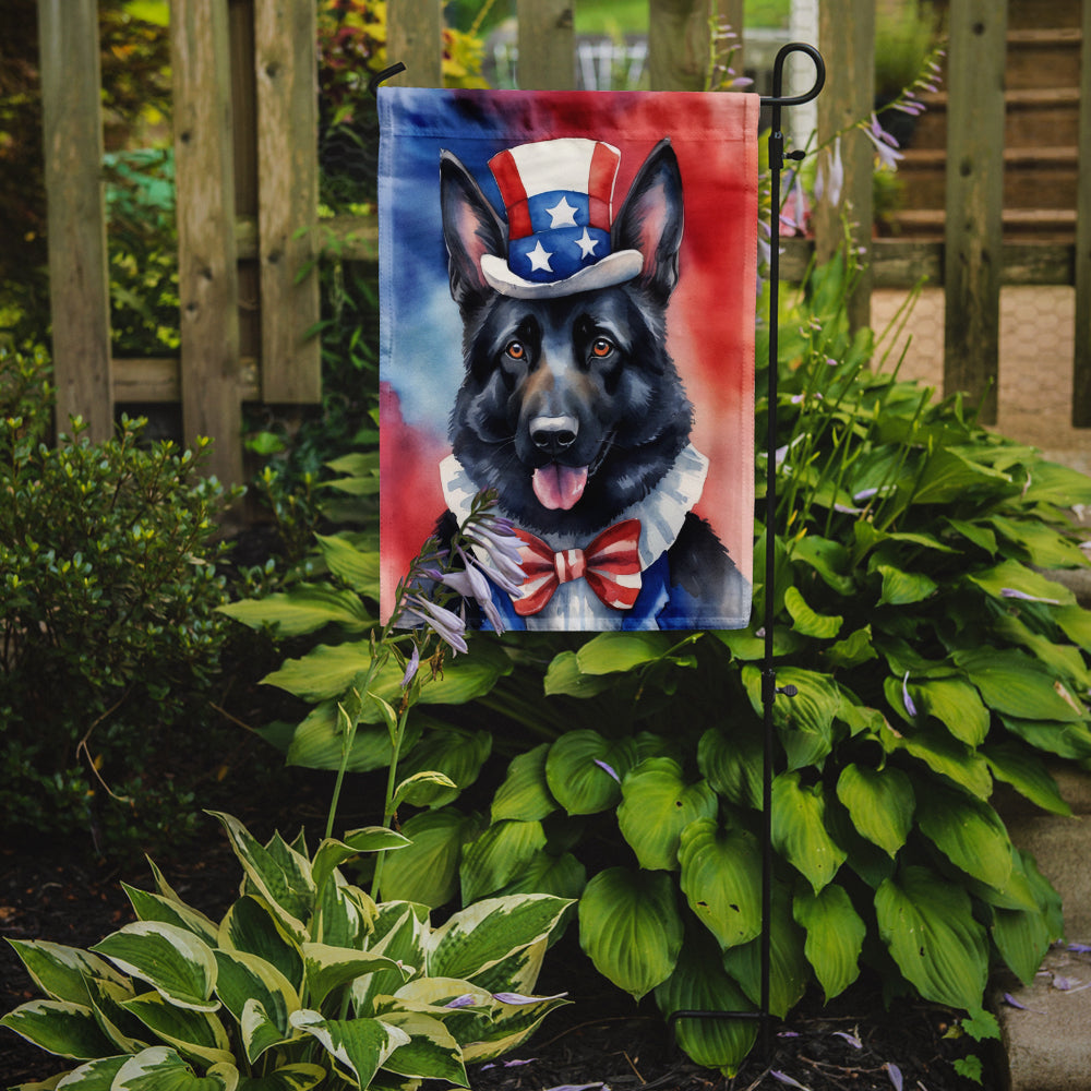 Buy this German Shepherd Patriotic American Garden Flag