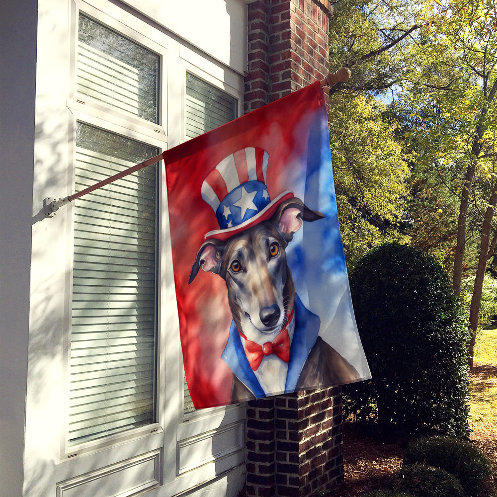 Buy this Greyhound Patriotic American House Flag