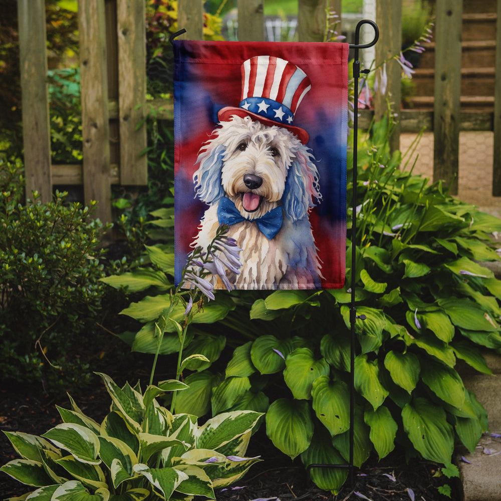 Buy this Komondor Patriotic American Garden Flag