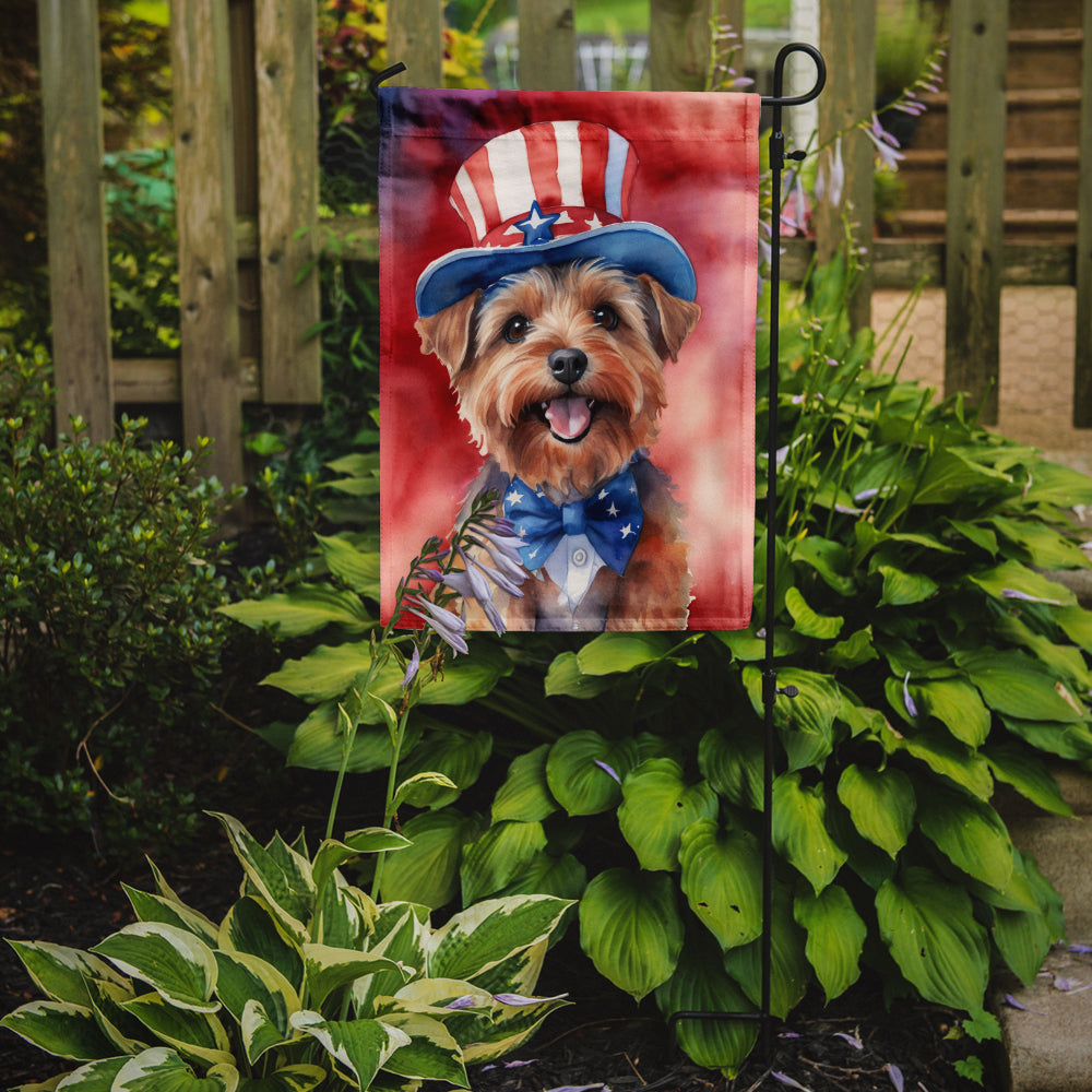 Buy this Norfolk Terrier Patriotic American Garden Flag