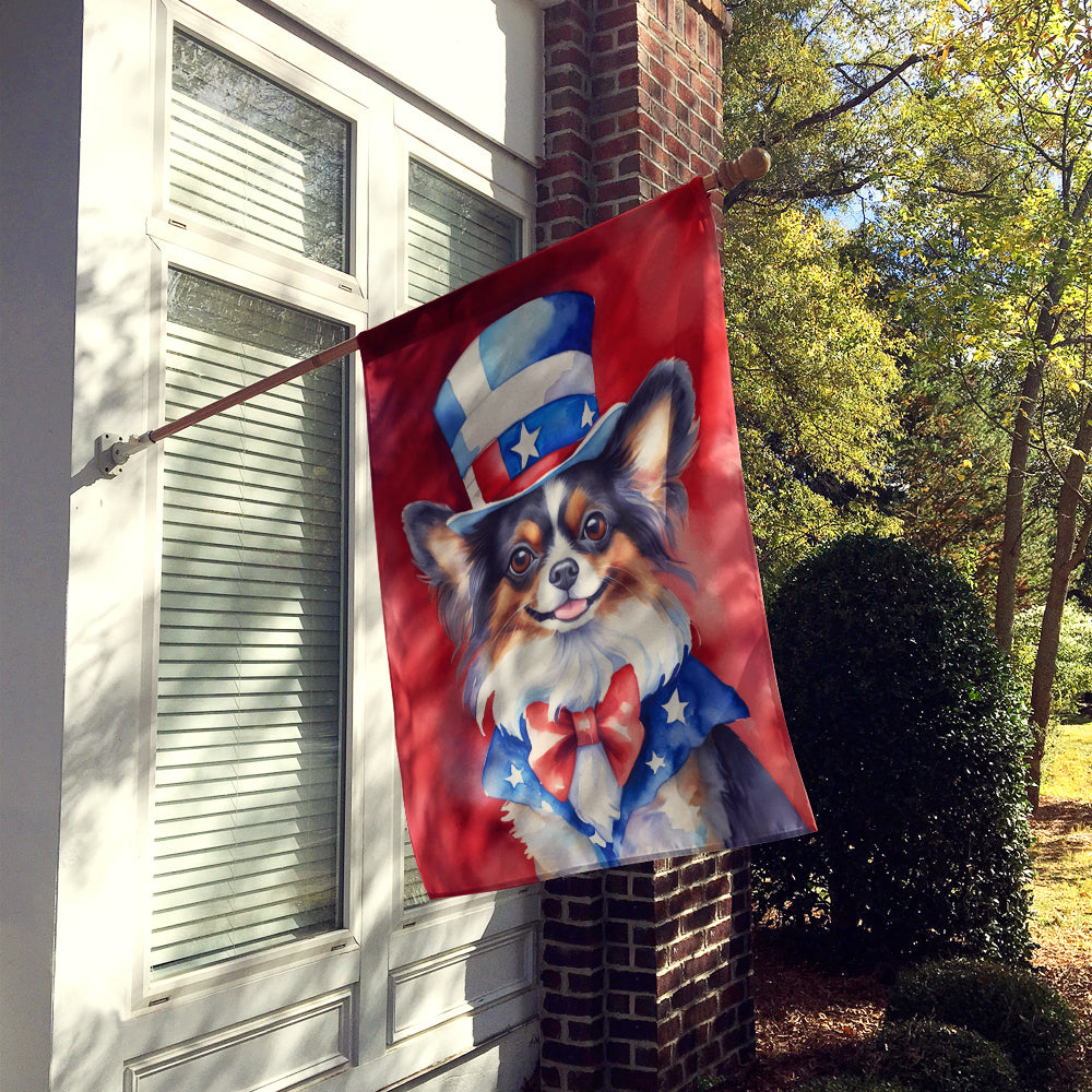 Buy this Papillon Patriotic American House Flag