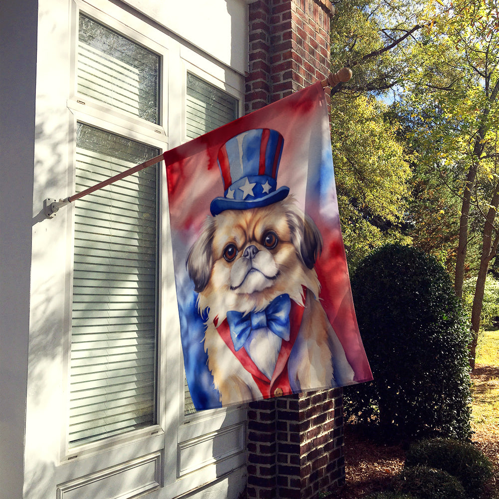 Buy this Pekingese Patriotic American House Flag