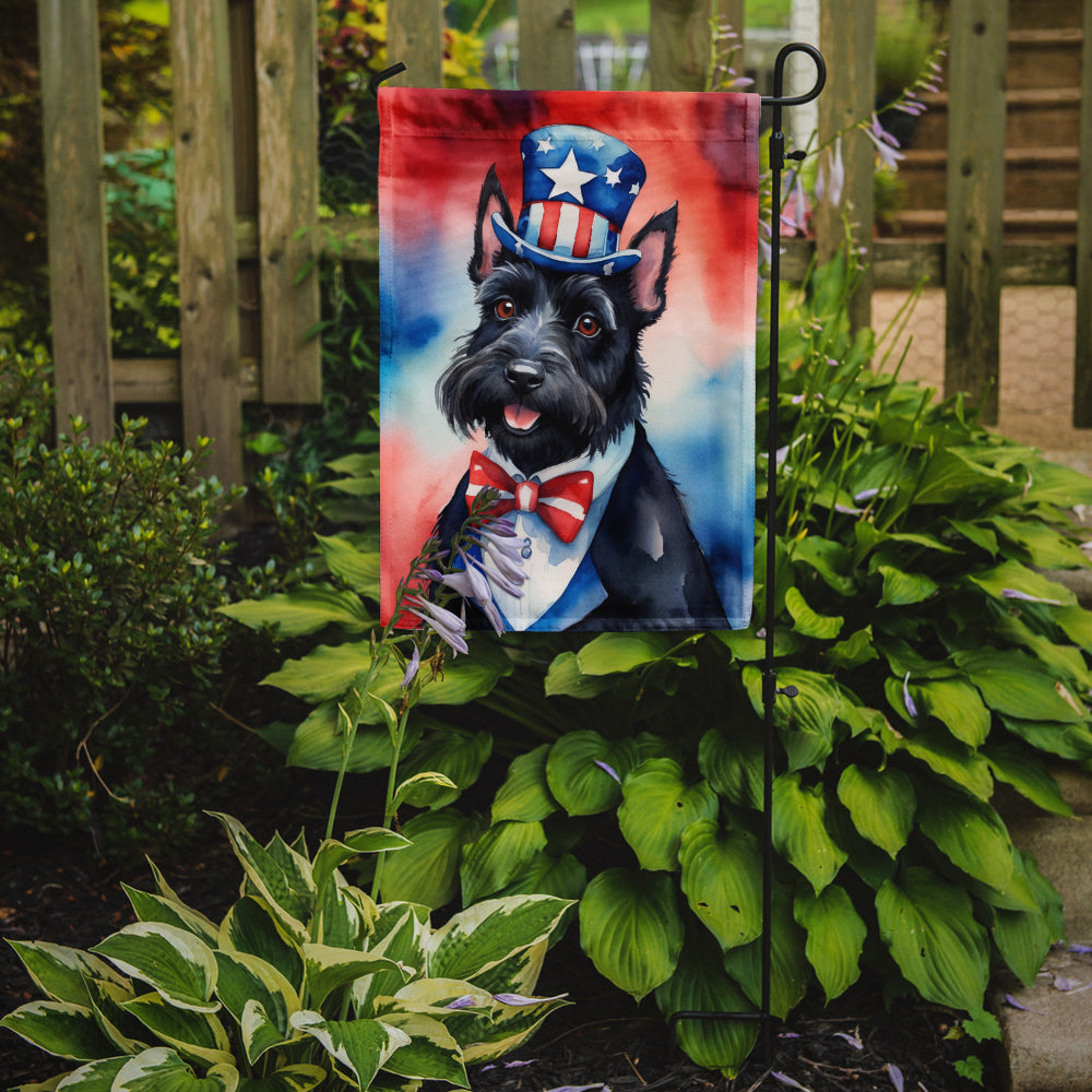 Scottish Terrier Patriotic American Garden Flag