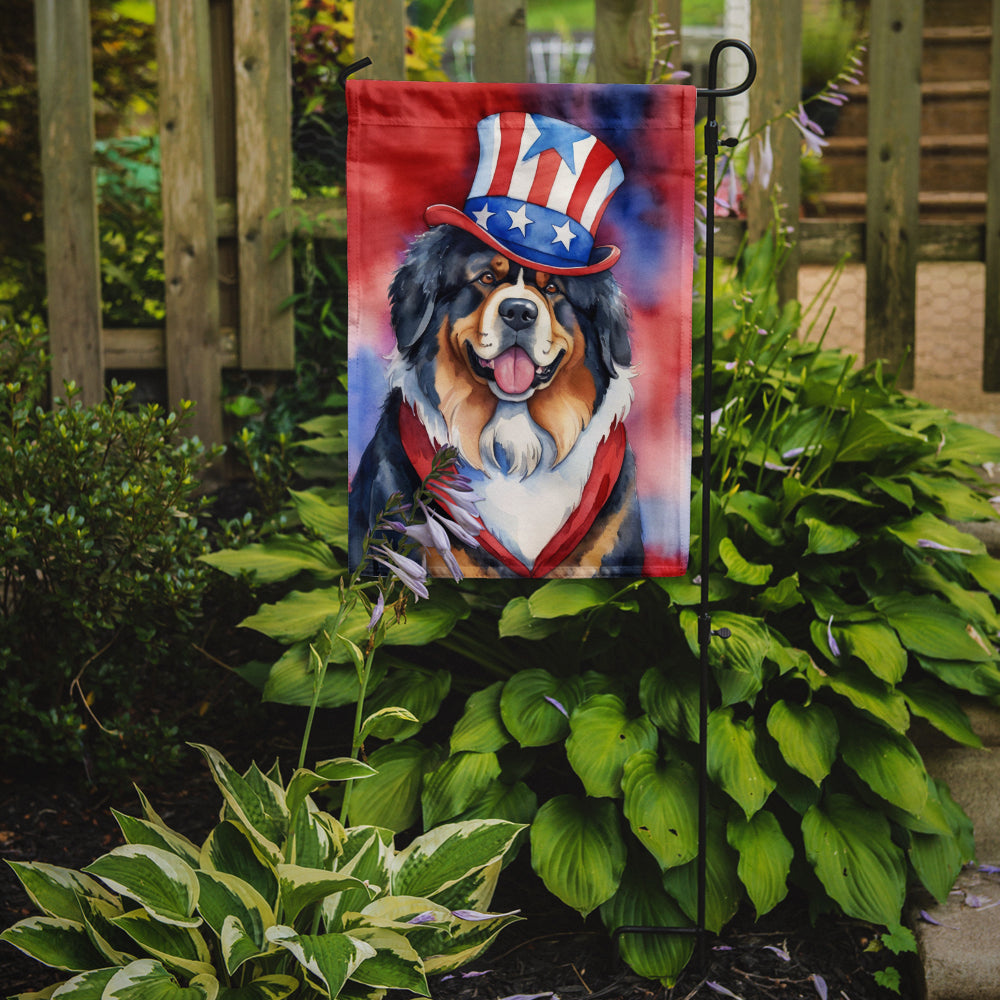 Buy this Tibetan Mastiff Patriotic American Garden Flag