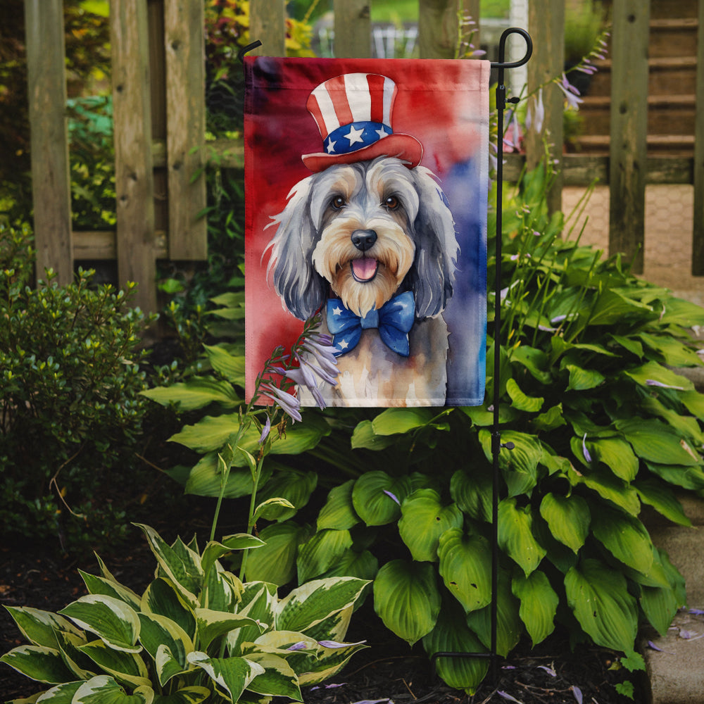 Buy this Tibetan Terrier Patriotic American Garden Flag