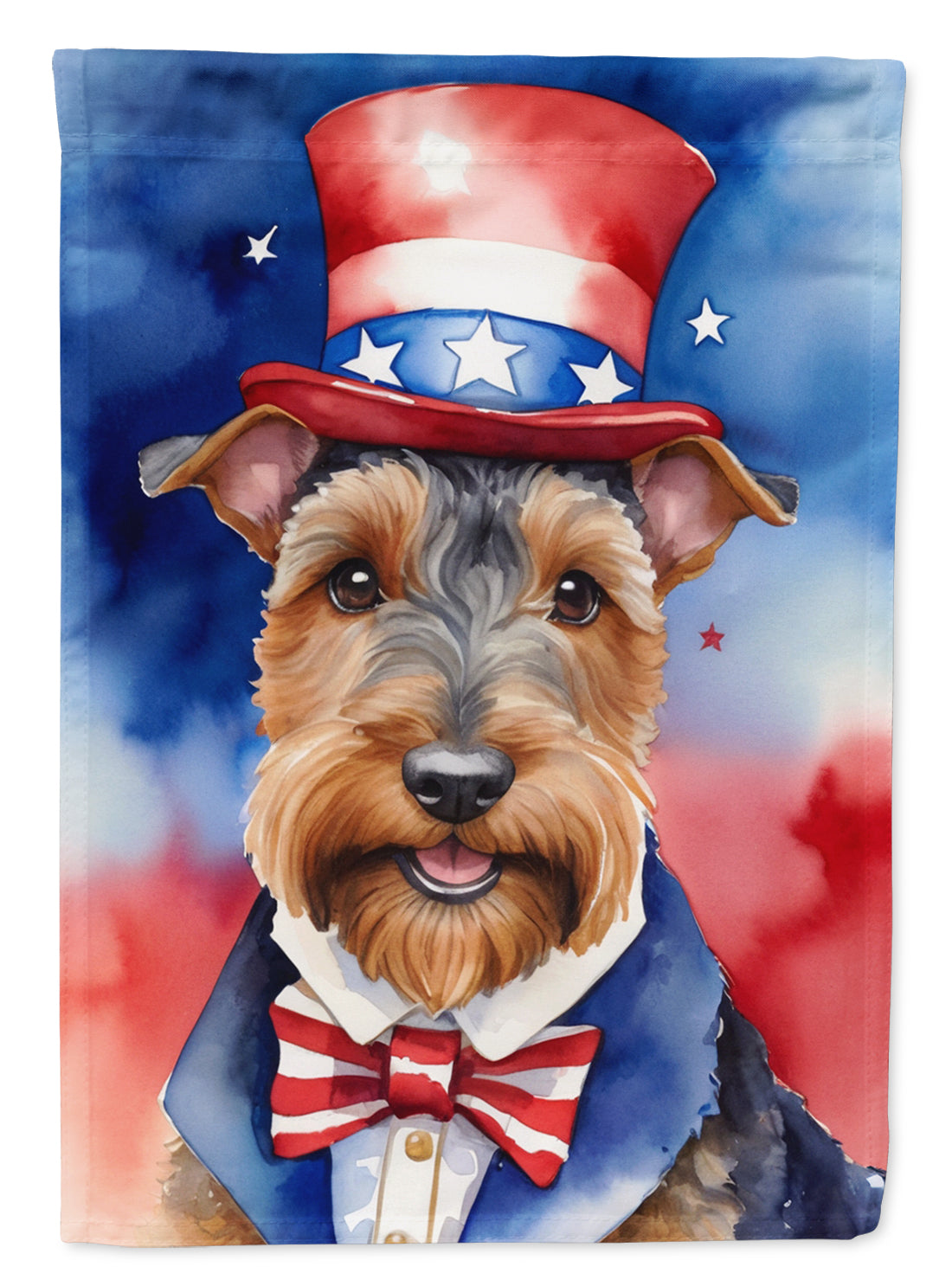 Buy this Welsh Terrier Patriotic American Garden Flag