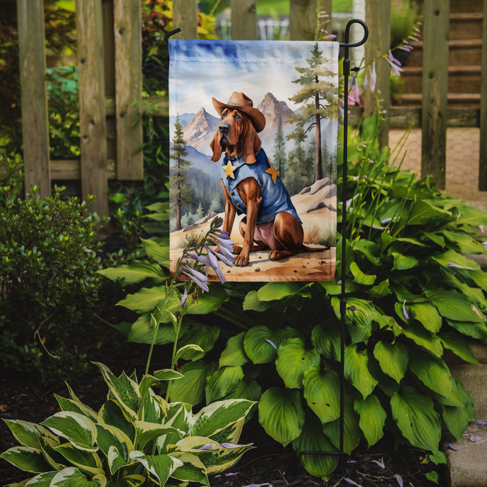Buy this Bloodhound Cowboy Welcome Garden Flag