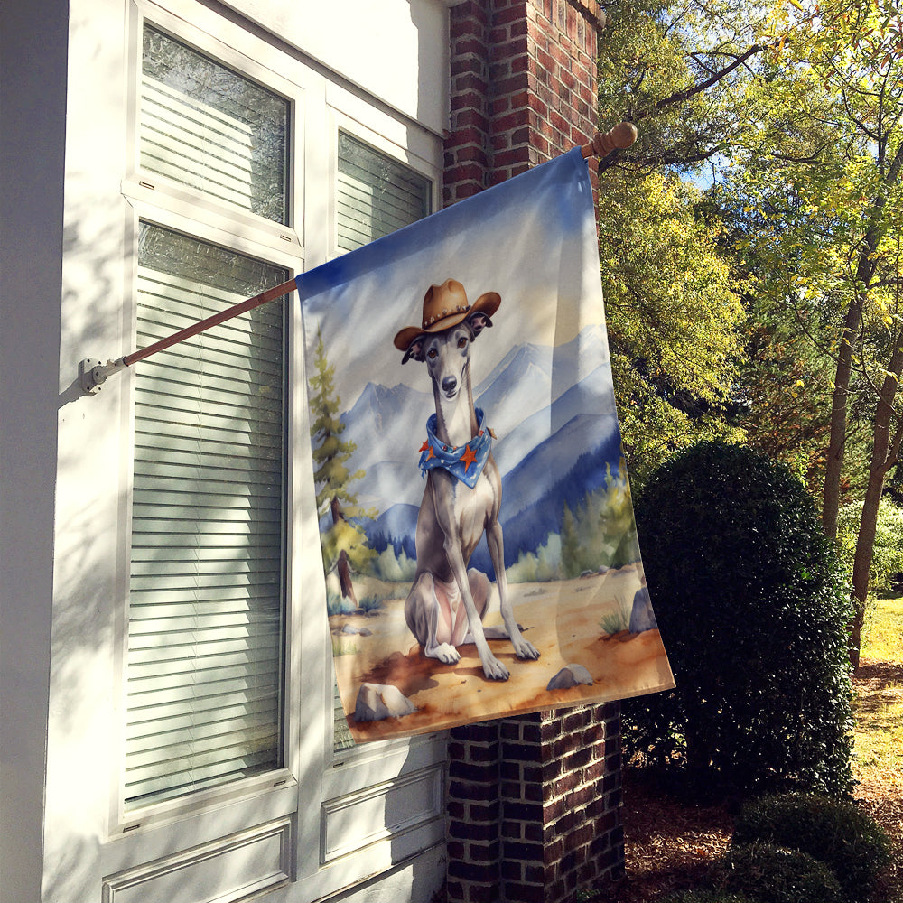 Buy this Greyhound Cowboy Welcome House Flag