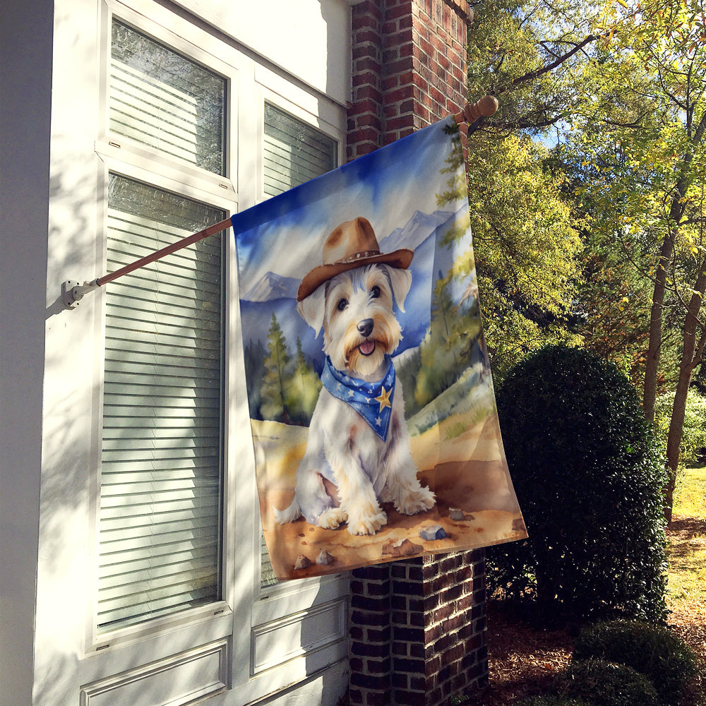 Buy this Sealyham Terrier Cowboy Welcome House Flag