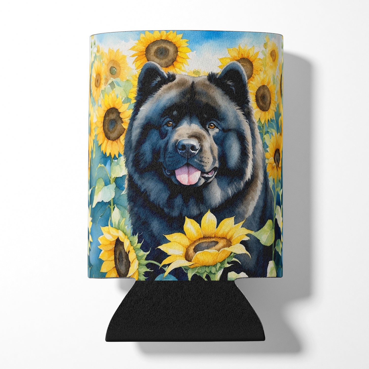 Buy this Chow Chow in Sunflowers Can or Bottle Hugger